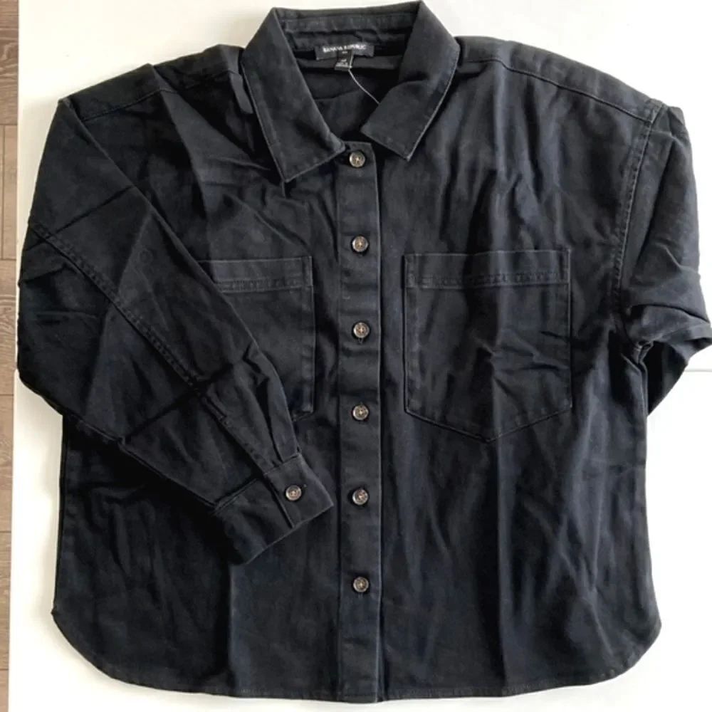 Oversized Shirt Jacket - Picture 3 of 10